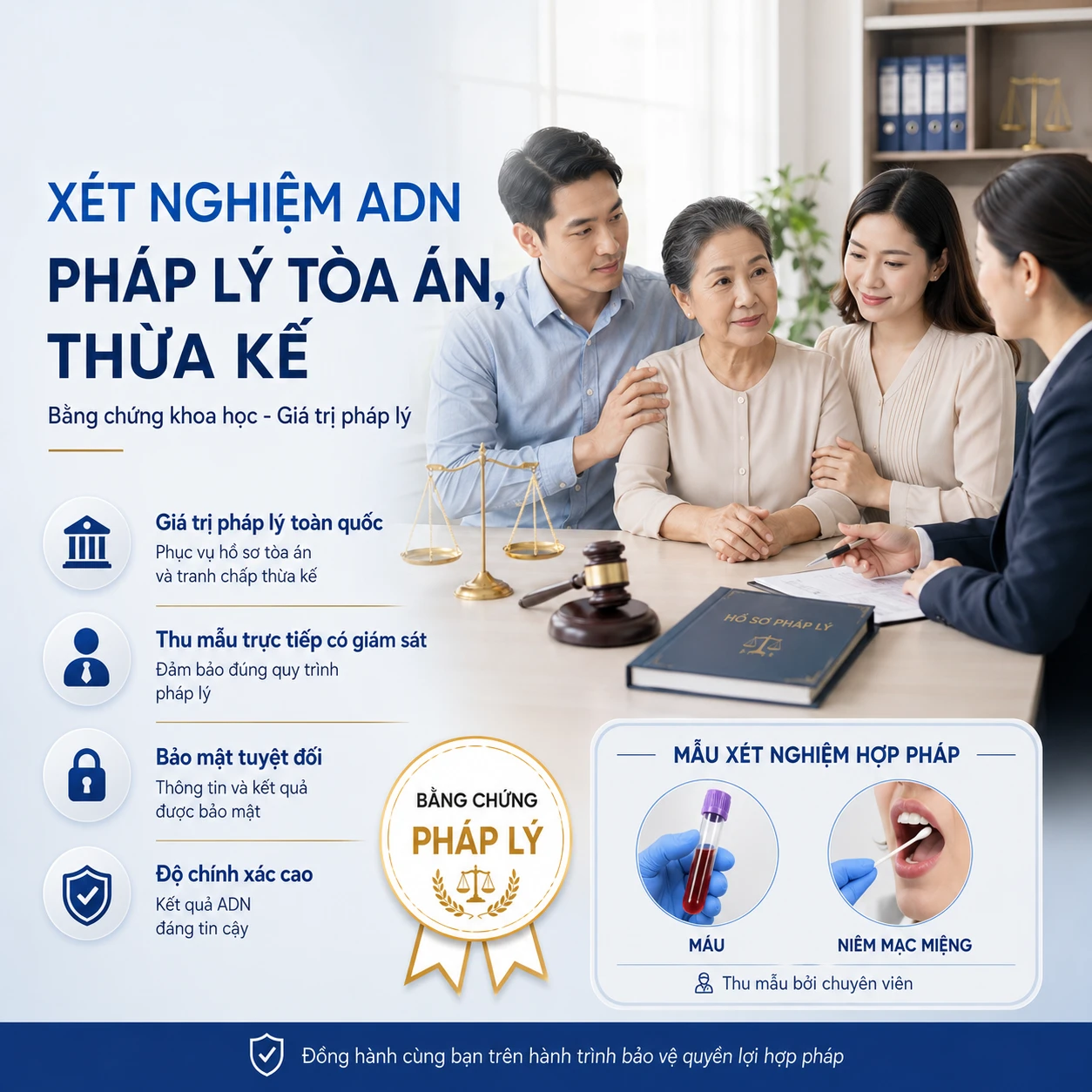 Xét nghiệm ADN phân chia tài sản thừa kế