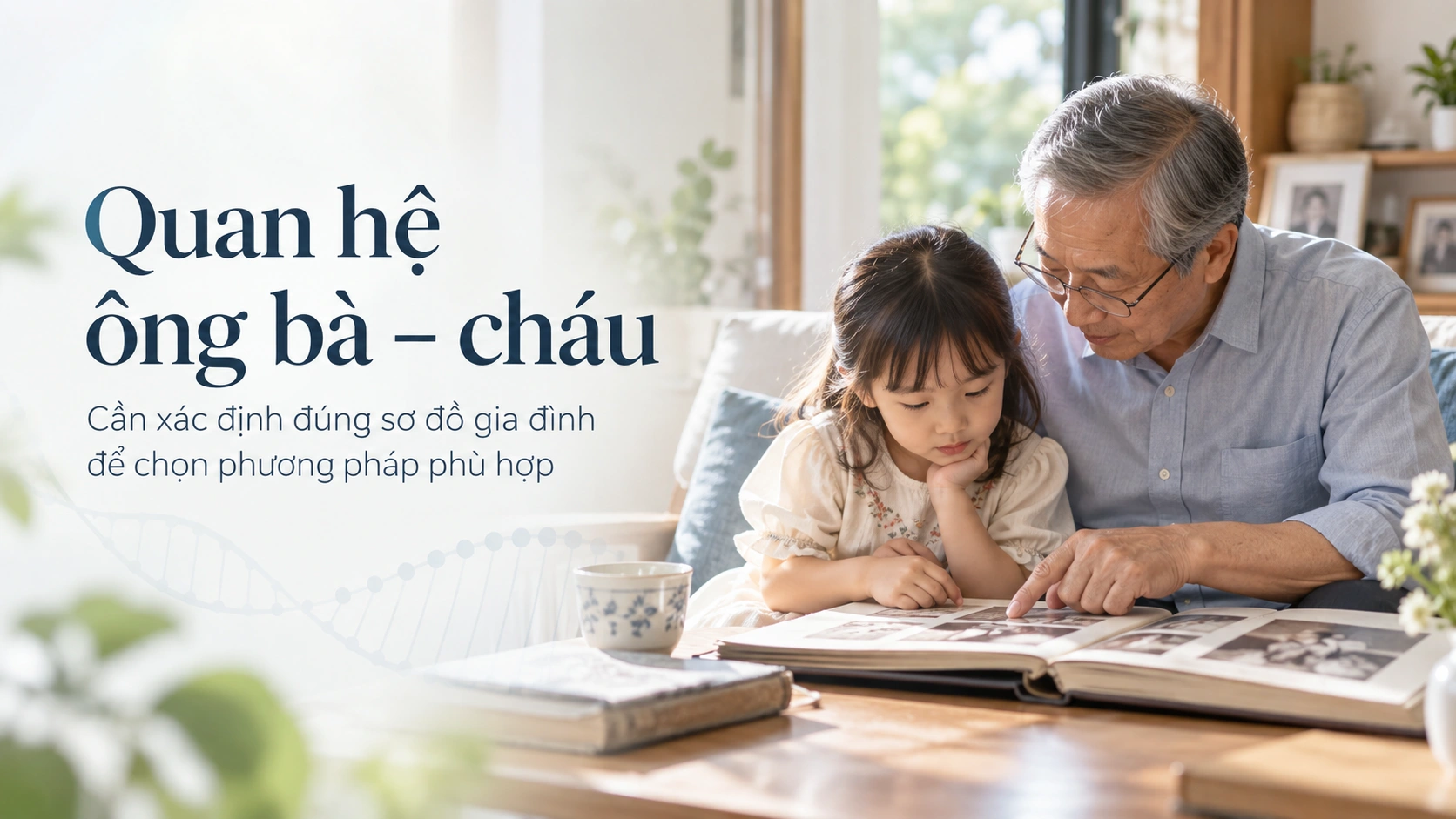 Xét nghiệm ADN quan hệ ông bà và cháu
