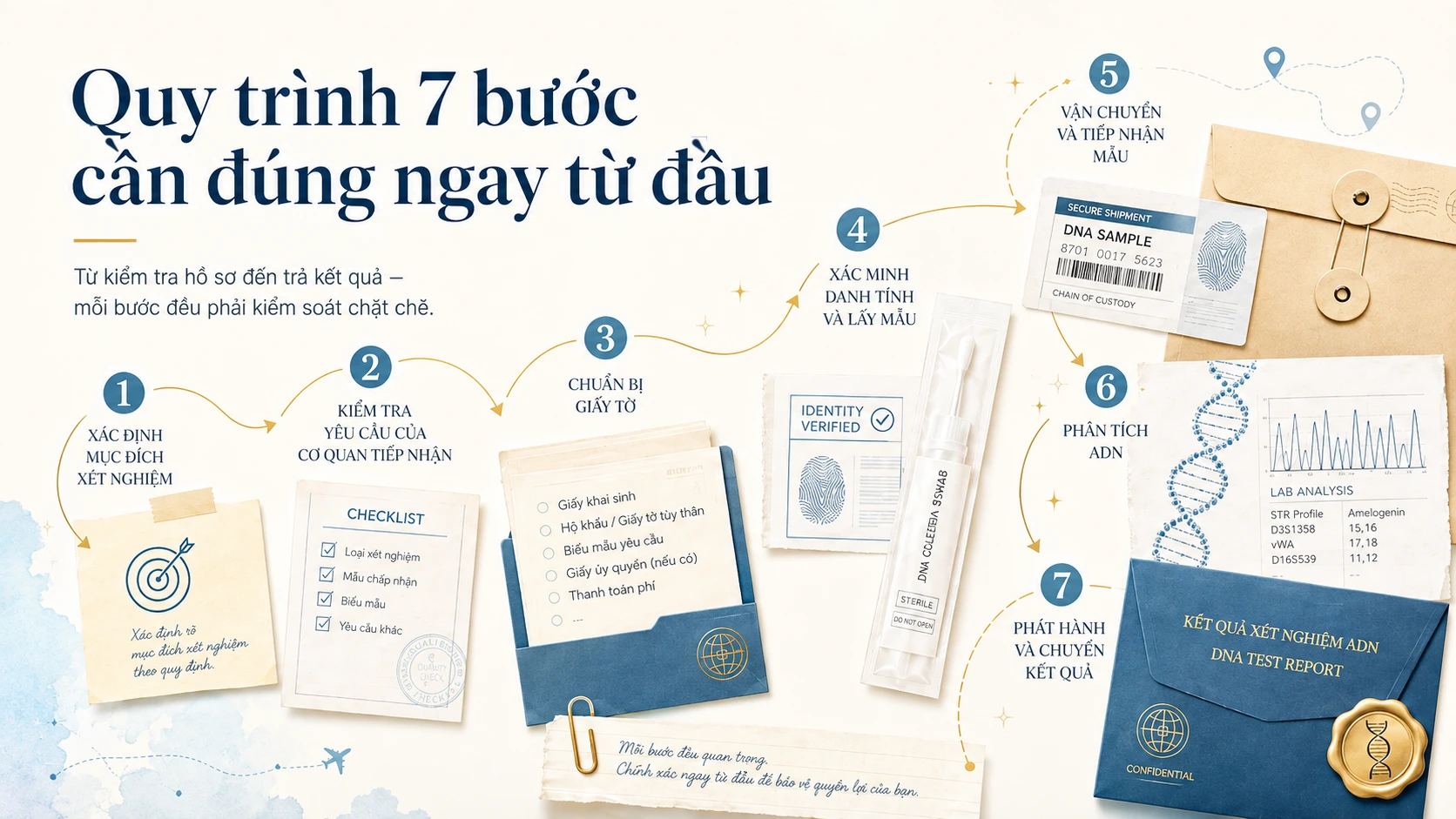 Quy trình xét nghiệm ADN có yếu tố nước ngoài