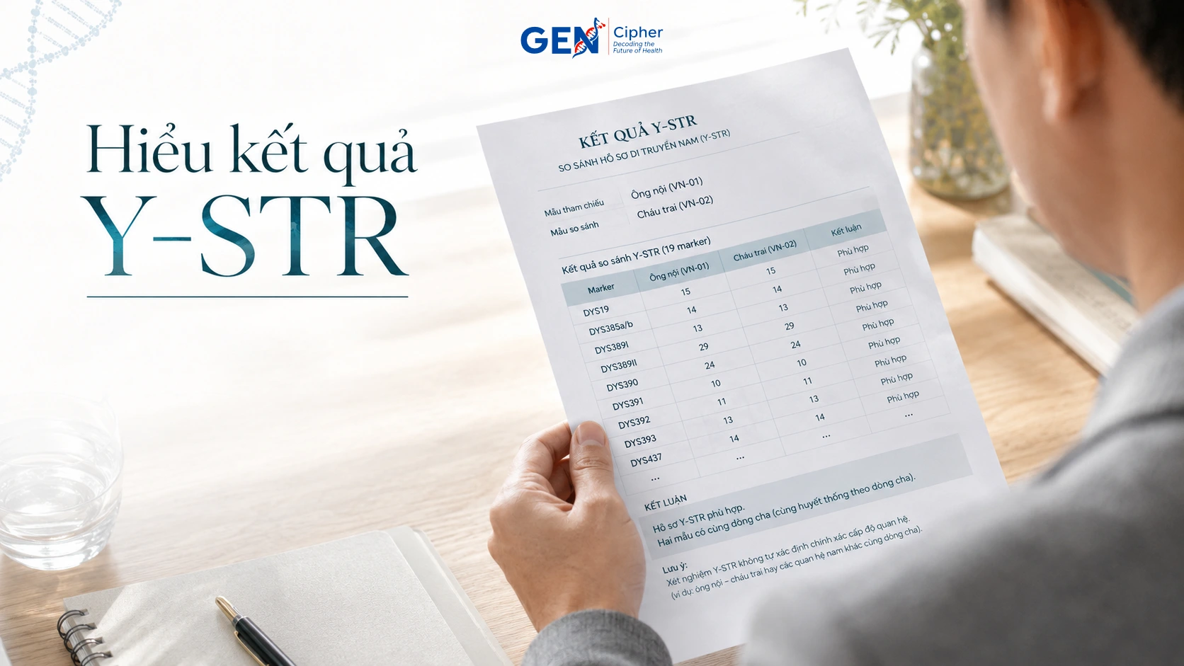 Cách hiểu kết quả xét nghiệm Y-STR