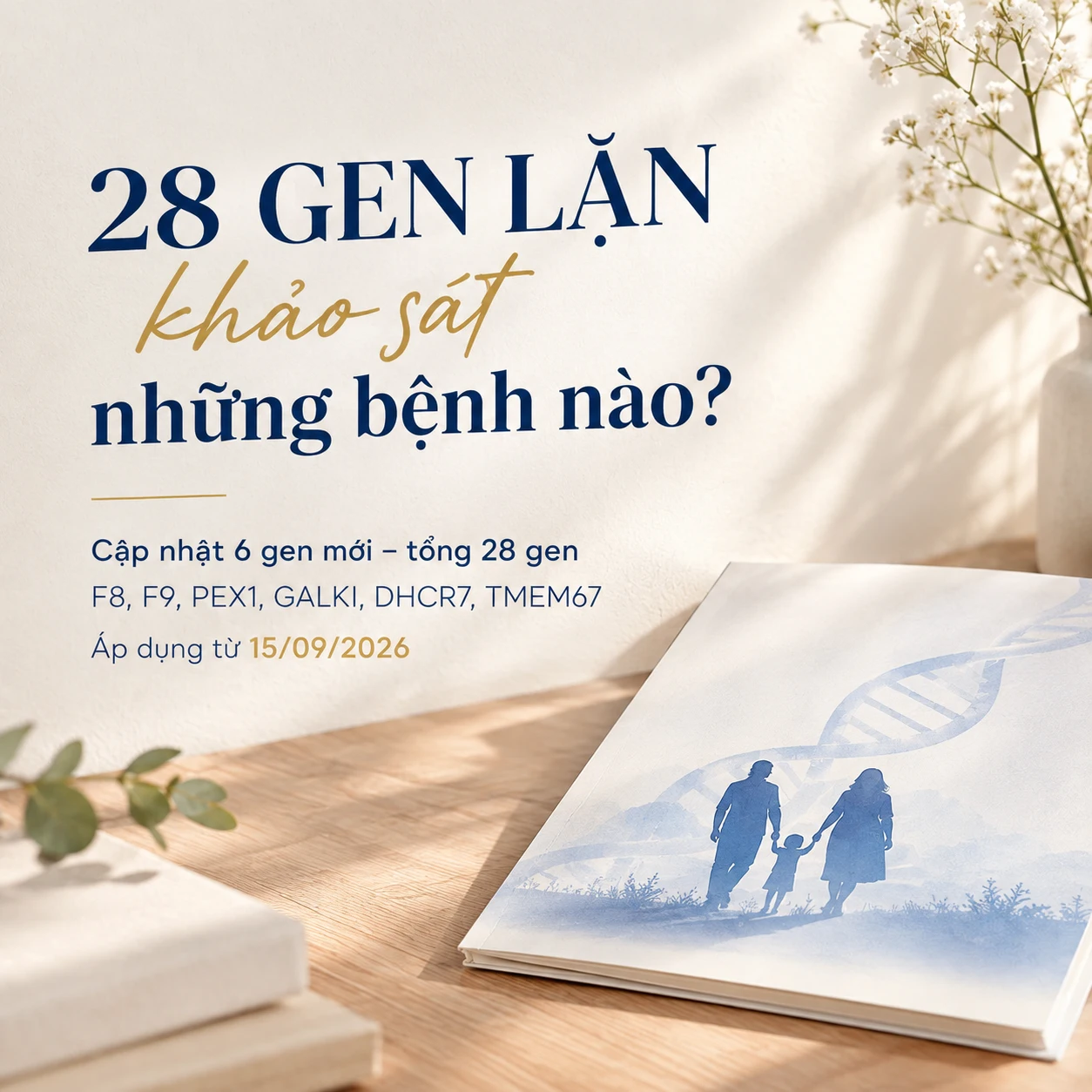 28 gen lặn gồm những bệnh nào? Giải thích chi tiết từng bệnh