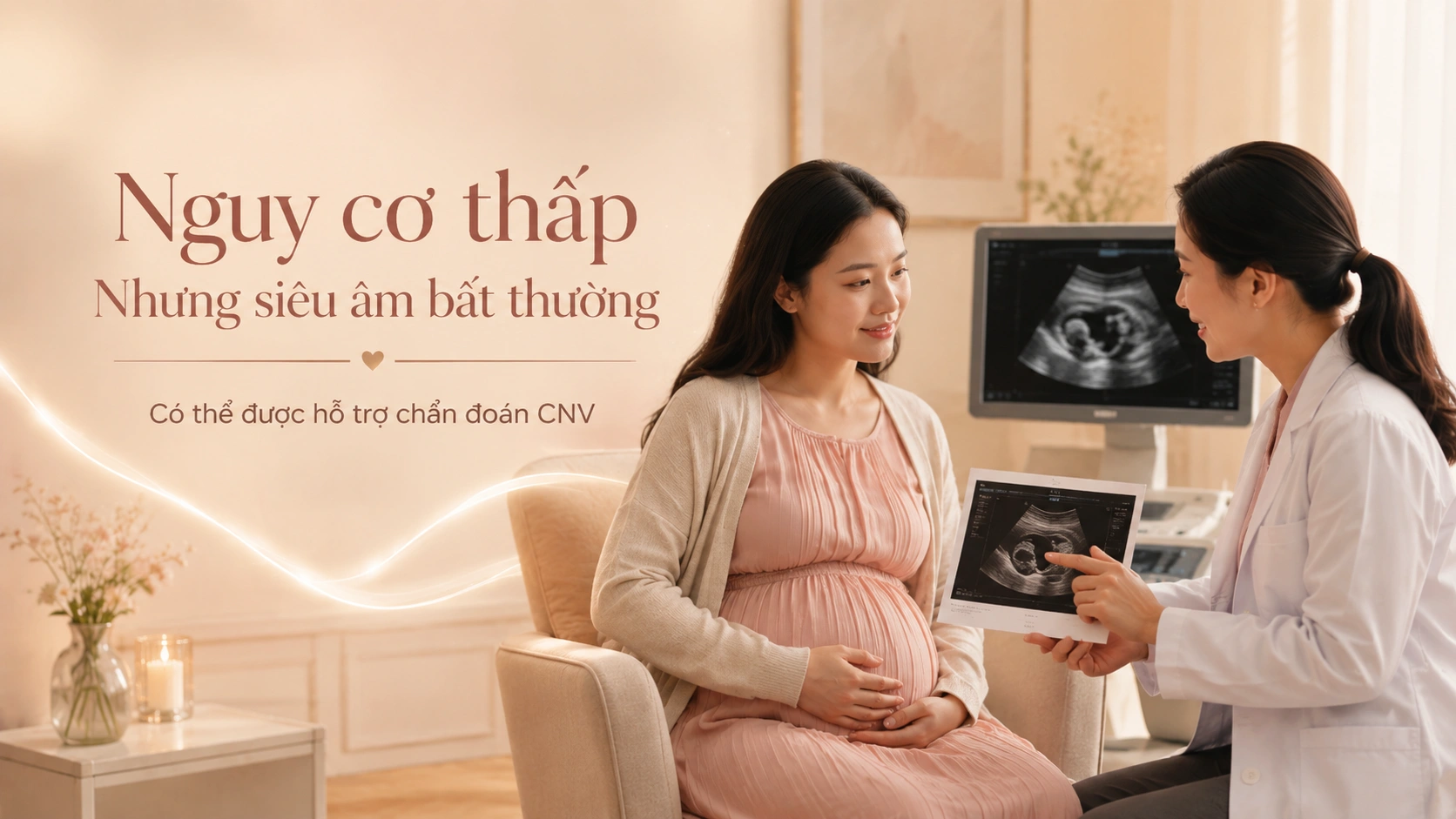 Minh họa hỗ trợ xét nghiệm CNV khi siêu âm bất thường