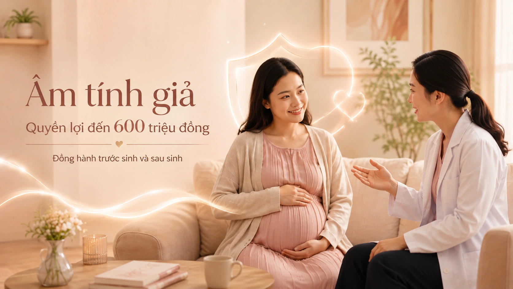 Minh họa quyền lợi hỗ trợ âm tính giả đến 600 triệu đồng