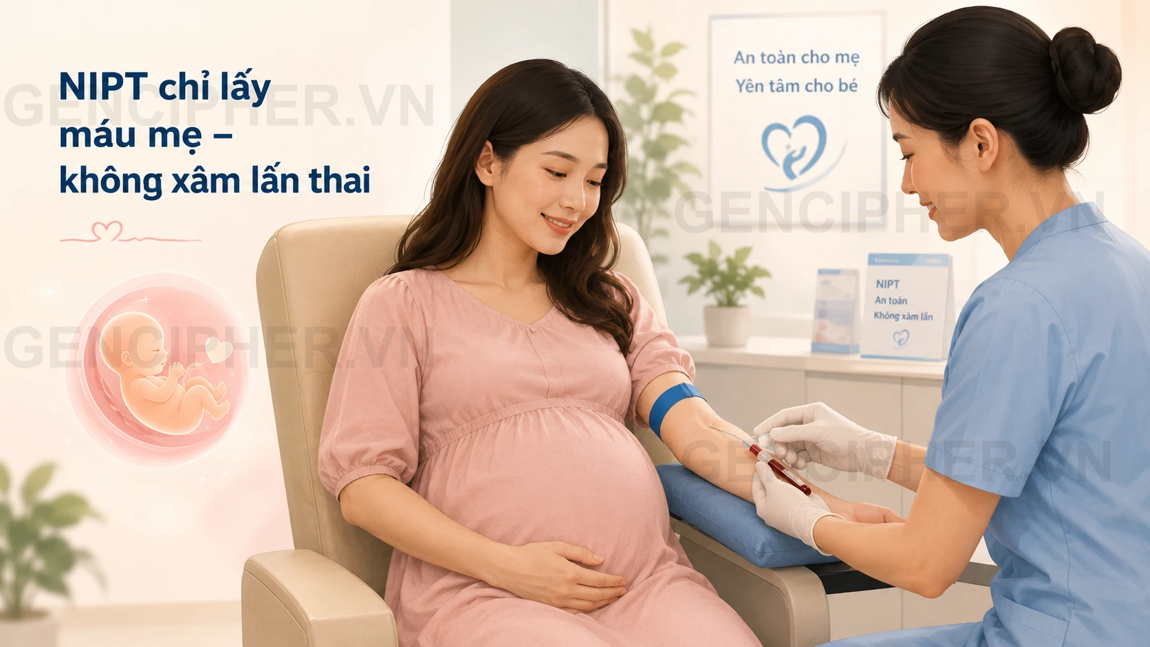 Minh họa Ngoài tuổi thai, yếu tố nào có thể làm cfDNA không đủ?
