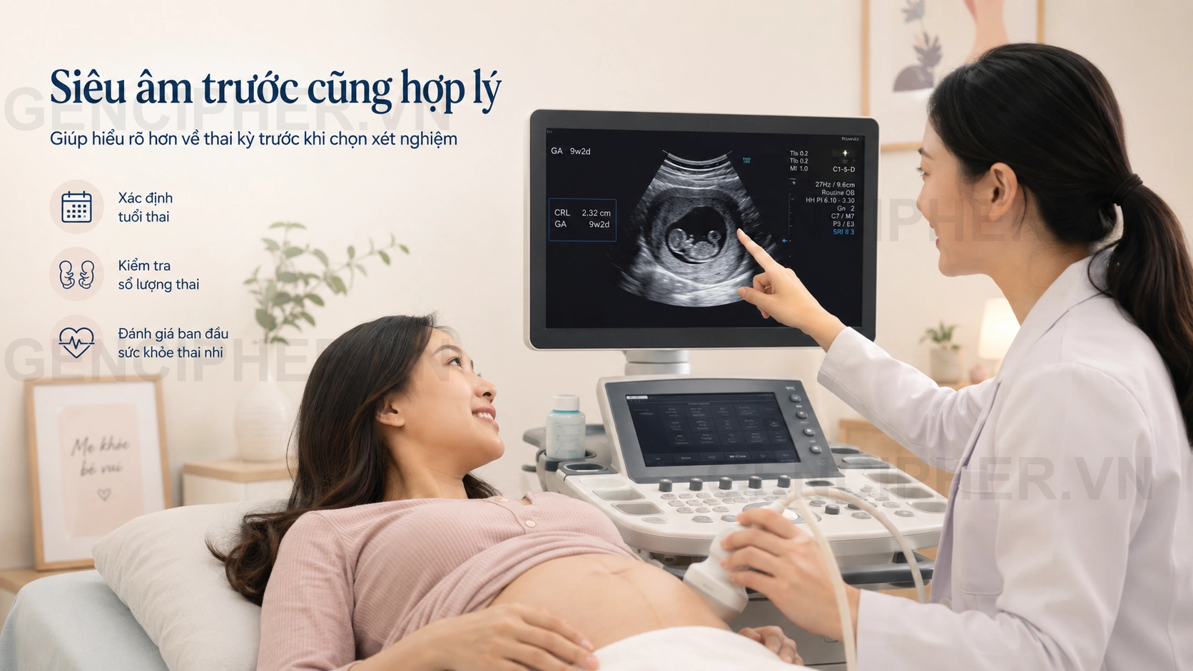 Minh họa Vậy tại sao nhiều người vẫn lựa chọn siêu âm trước rồi mới làm NIPT?