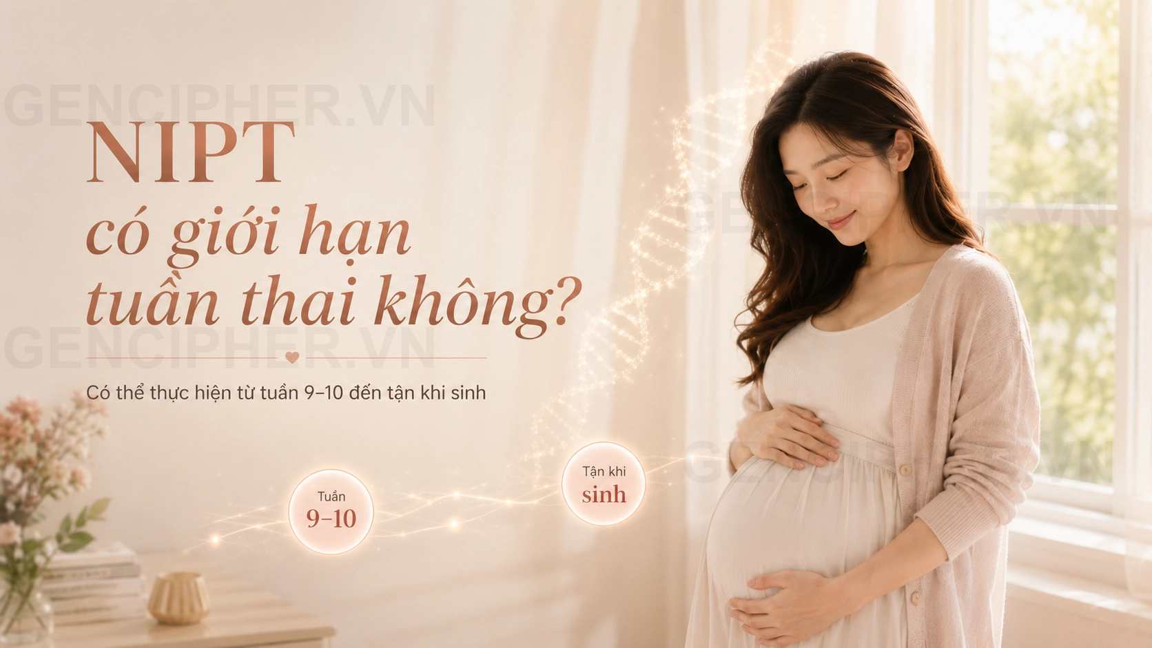 NIPT có giới hạn tuần thai không? Làm muộn có còn giá trị? - GEN CIPHER