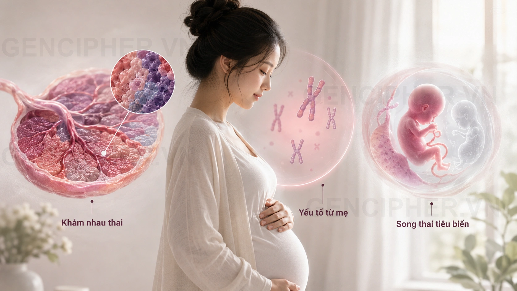 Minh họa 2. Vì sao NIPT nguy cơ cao vẫn có thể bị Dương tính giả?