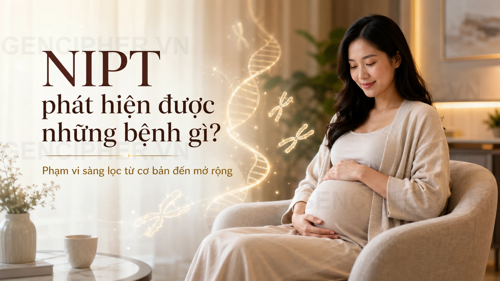 NIPT phát hiện được những bệnh gì? Phạm vi sàng lọc từ cơ bản đến mở rộng - GEN CIPHER