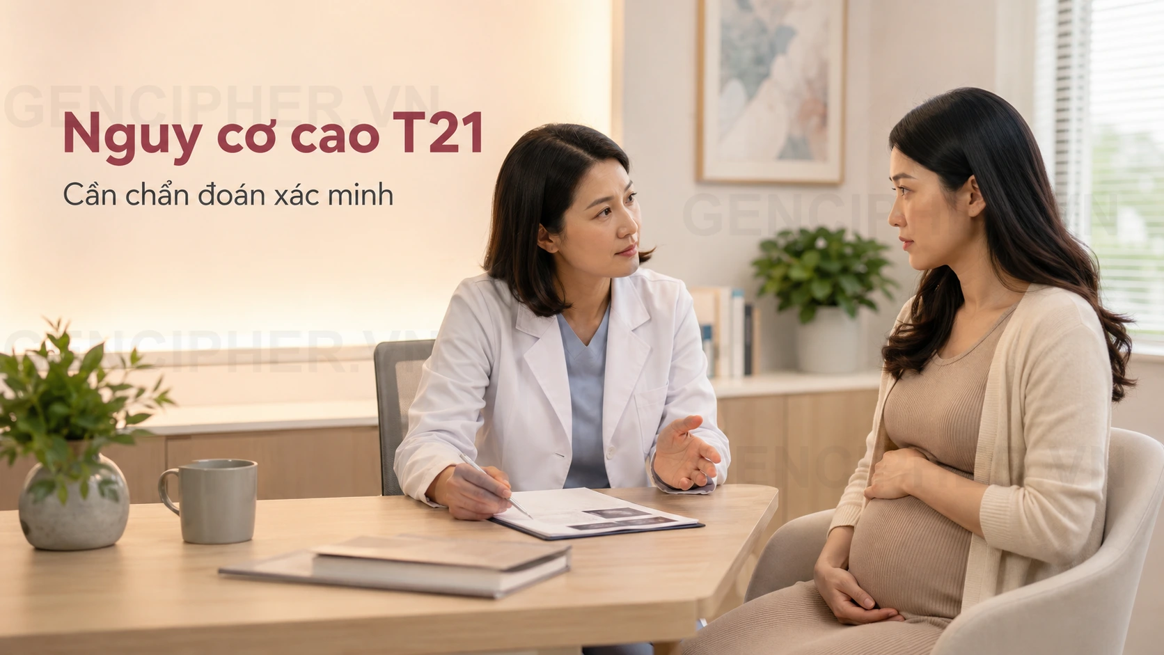 Minh họa 4. Cách đọc kết quả NIPT Trisomy 21