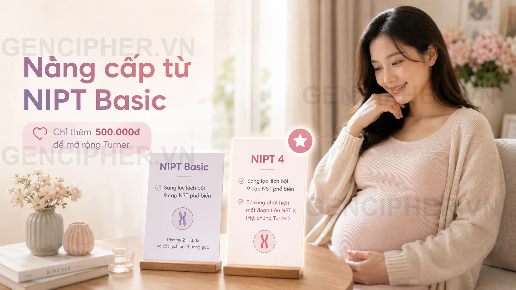 Minh họa Ai phù hợp với gói NIPT Gencare 4?