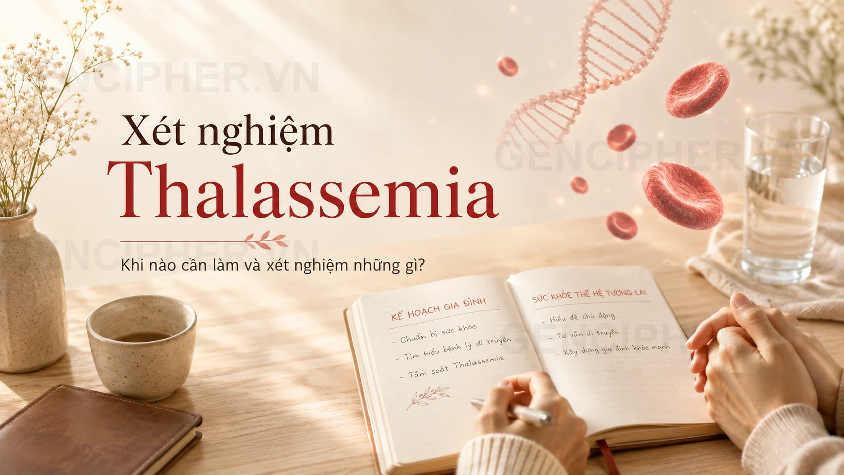 Xét nghiệm Thalassemia là gì? Khi nào cần làm và xét nghiệm những gì? - Gen Cipher